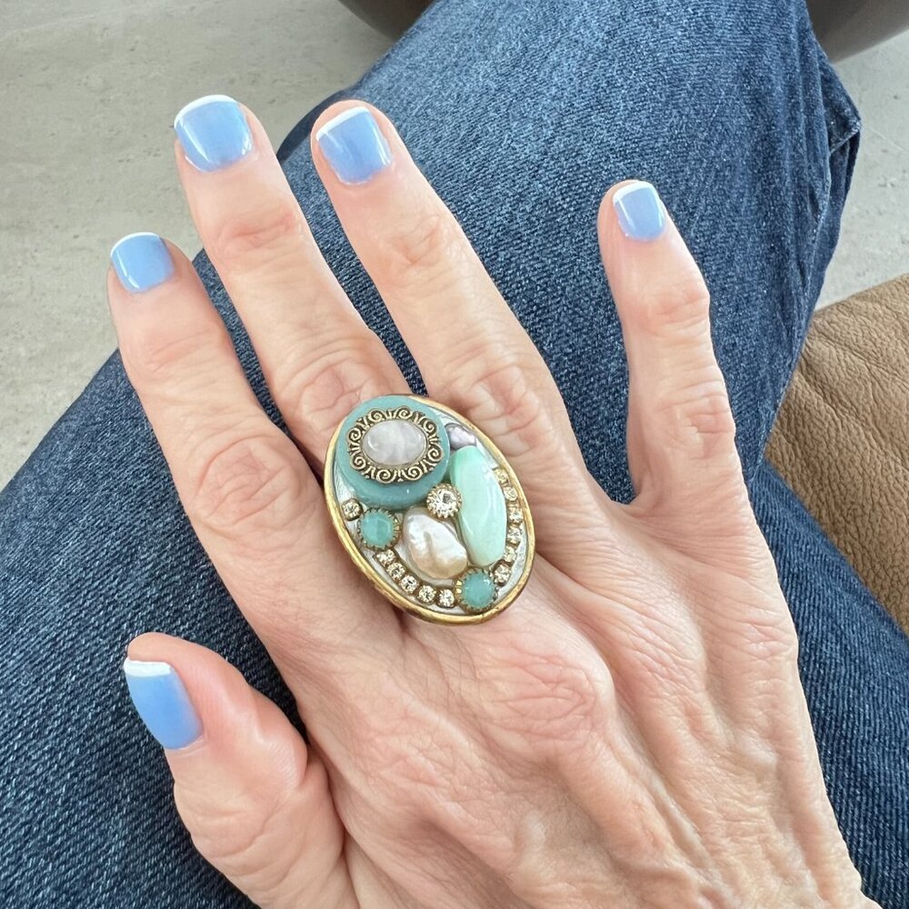 NWOT Michal Golan VTG Adjustable Ring